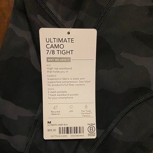Athleta camo leggings